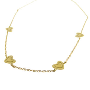 Collier 4 cuori (E559-4)