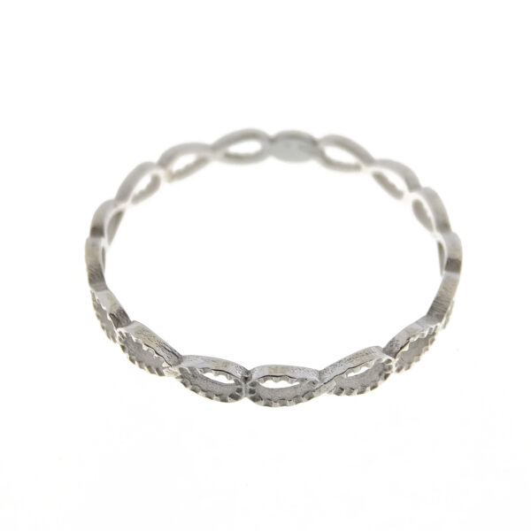Anello infinito oro bianco (E561-OB)